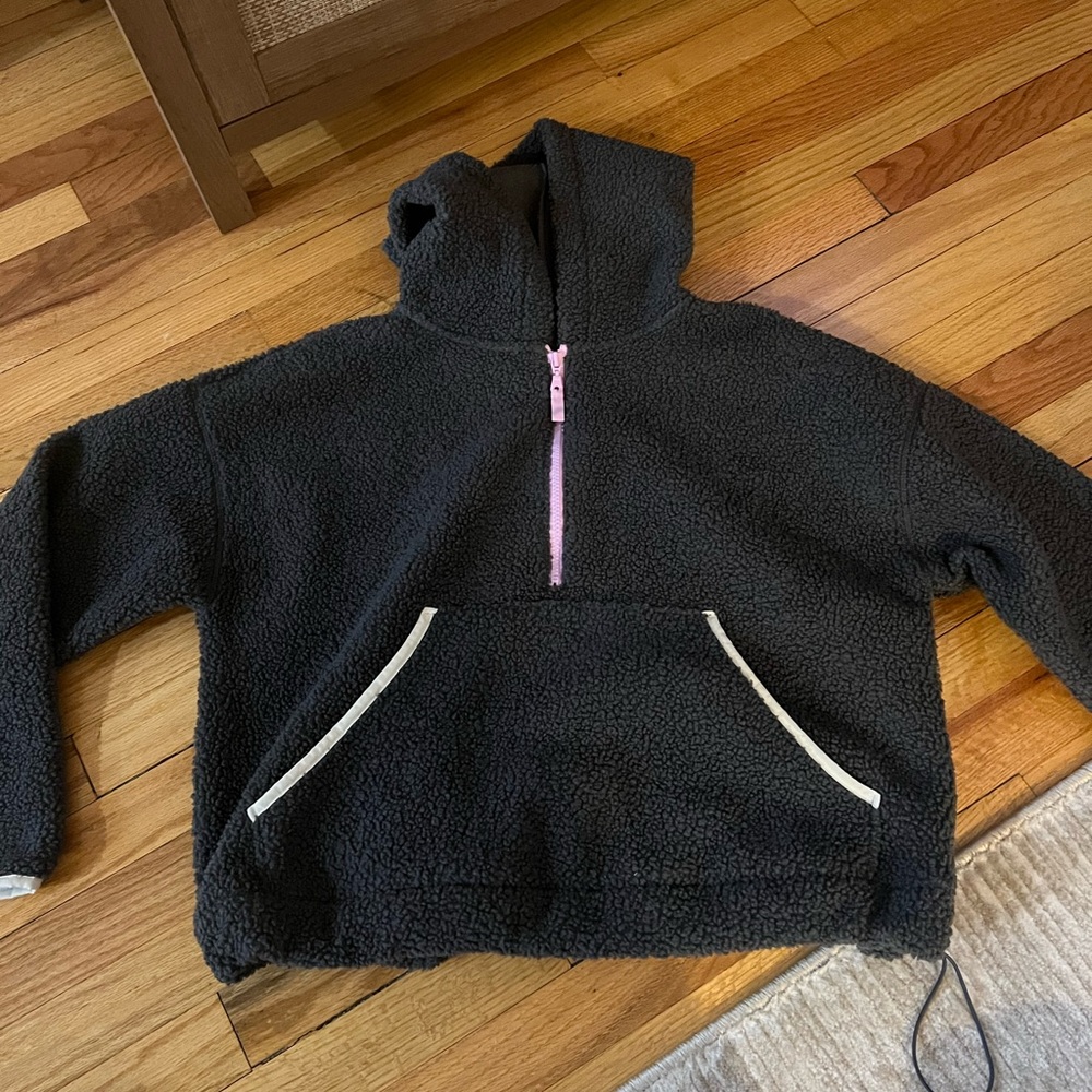 Sherpa Hooded Half Zip